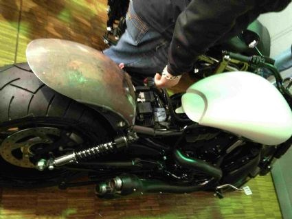 Umgebautes Motorrad Harley-Davidson Night Rod Special VRSCDX von Ironside - Bild 1 Umgebautes Motorrad Harley-Davidson Night Rod Special VRSCDX von Ironside - Bild 1