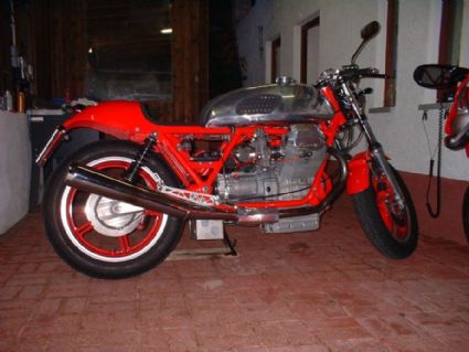 Umgebautes Motorrad Moto Guzzi Le Mans Iv Von Passat Cb Ps At