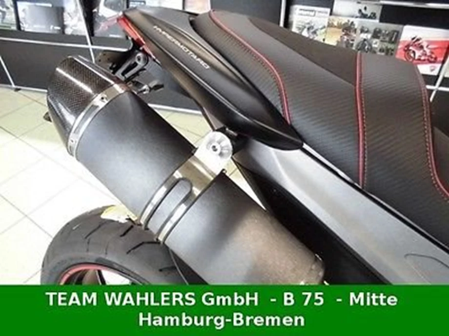 Umbgebautes Motorrad Ducati Hypermotard 821 Bild 6: Umbgebautes Motorrad Ducati Hypermotard 821