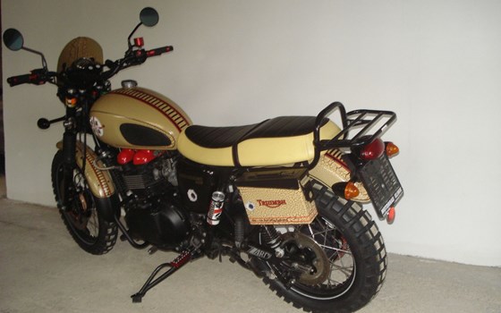 Umgebautes Motorrad Triumph Scrambler von christoph gruber - Bild 2 Umgebautes Motorrad Triumph Scrambler von christoph gruber - Bild 2