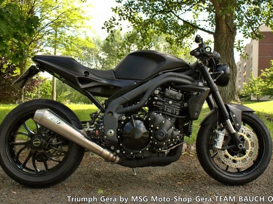 Umbgebautes Motorrad Triumph Speed Triple 1050 Bild 1: Umbgebautes Motorrad Triumph Speed Triple 1050