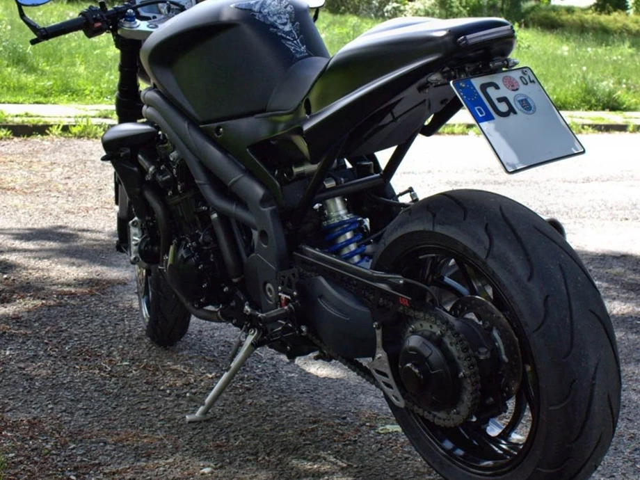 Umbgebautes Motorrad Triumph Speed Triple 1050 Bild 14: Umbgebautes Motorrad Triumph Speed Triple 1050