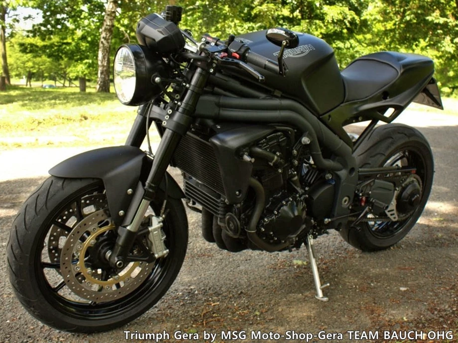 Umbgebautes Motorrad Triumph Speed Triple 1050 Bild 5: Umbgebautes Motorrad Triumph Speed Triple 1050