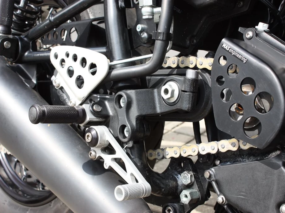 Umbgebautes Motorrad Triumph Thruxton Bild 17: Umbgebautes Motorrad Triumph Thruxton