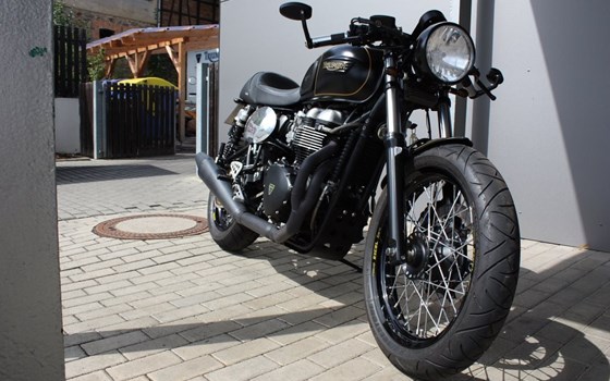 Umgebautes Motorrad Triumph Thruxton von MSG Moto-Shop-Gera TEAM BAUCH OHG - Bild 1 Umgebautes Motorrad Triumph Thruxton von MSG Moto-Shop-Gera TEAM BAUCH OHG - Bild 1