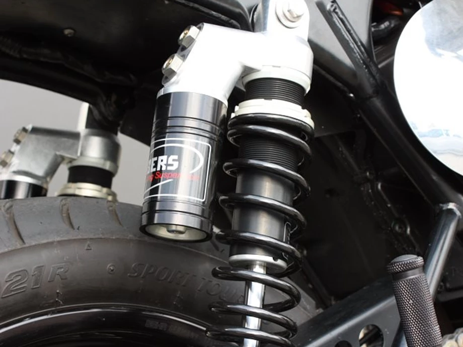 Umbgebautes Motorrad Triumph Thruxton Bild 19: Umbgebautes Motorrad Triumph Thruxton