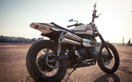 Umgebautes Motorrad Triumph Scrambler von Q-Bike Technik GmbH - Bild 6 Umgebautes Motorrad Triumph Scrambler von Q-Bike Technik GmbH - Bild 6