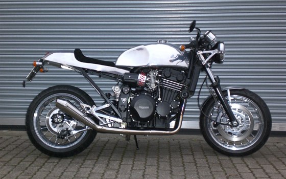 Umgebautes Motorrad Triumph Daytona 900 von Q-Bike Technik GmbH - Bild 1 Umgebautes Motorrad Triumph Daytona 900 von Q-Bike Technik GmbH - Bild 1