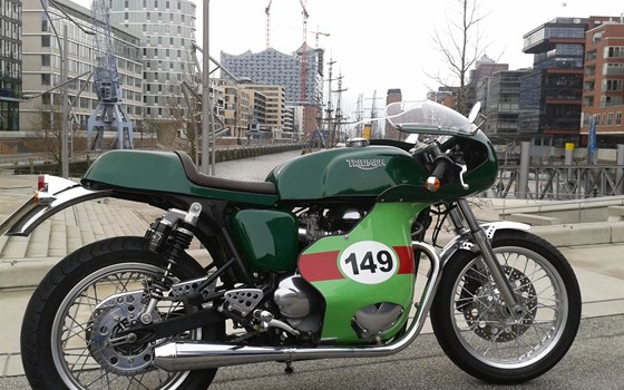 Umgebautes Motorrad Triumph Thruxton von Q-Bike Technik GmbH - Bild 5 Umgebautes Motorrad Triumph Thruxton von Q-Bike Technik GmbH - Bild 5