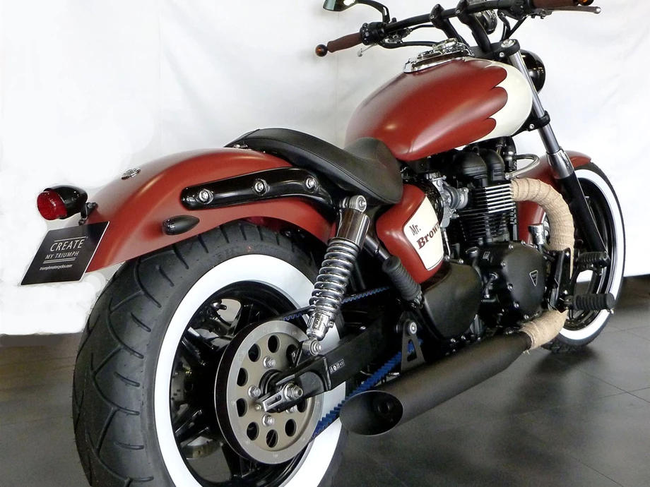 Umbgebautes Motorrad Triumph Speedmaster Bild 8: Umbgebautes Motorrad Triumph Speedmaster