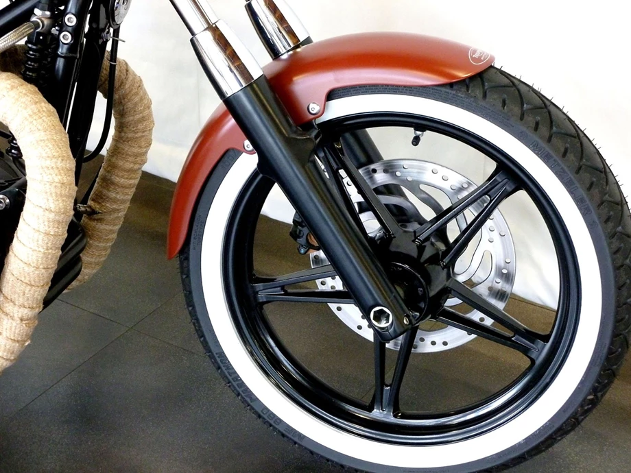 Umbgebautes Motorrad Triumph Speedmaster Bild 9: Umbgebautes Motorrad Triumph Speedmaster