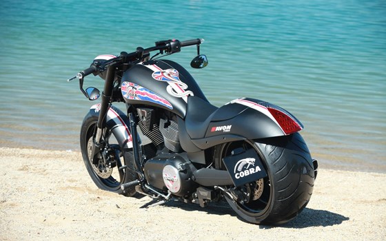 Umgebautes Motorrad Victory Hammer 8-Ball von SMC-Styrian Motor Cycle - Bild 1 Umgebautes Motorrad Victory Hammer 8-Ball von SMC-Styrian Motor Cycle - Bild 1