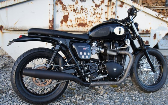 Umgebautes Motorrad Triumph Bonneville T100 von Zweiradparadies Denk GmbH & Co. KG - Bild 5 Umgebautes Motorrad Triumph Bonneville T100 von Zweiradparadies Denk GmbH & Co. KG - Bild 5