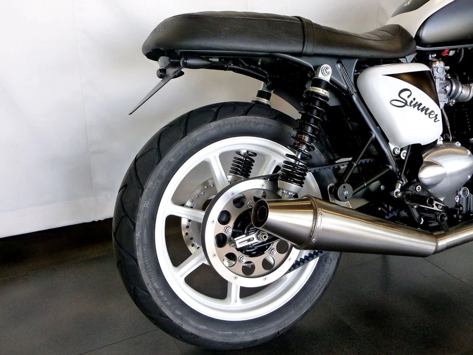 Umbgebautes Motorrad Triumph Bonneville SE Bild 8: Umbgebautes Motorrad Triumph Bonneville SE