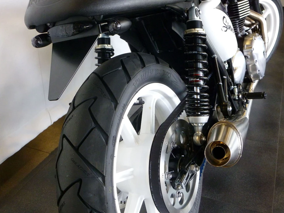 Umbgebautes Motorrad Triumph Bonneville SE Bild 9: Umbgebautes Motorrad Triumph Bonneville SE