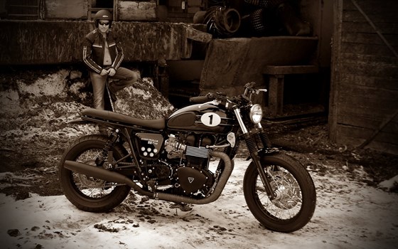 Umgebautes Motorrad Triumph Bonneville T100 von Zweiradparadies Denk GmbH & Co. KG - Bild 2 Umgebautes Motorrad Triumph Bonneville T100 von Zweiradparadies Denk GmbH & Co. KG - Bild 2