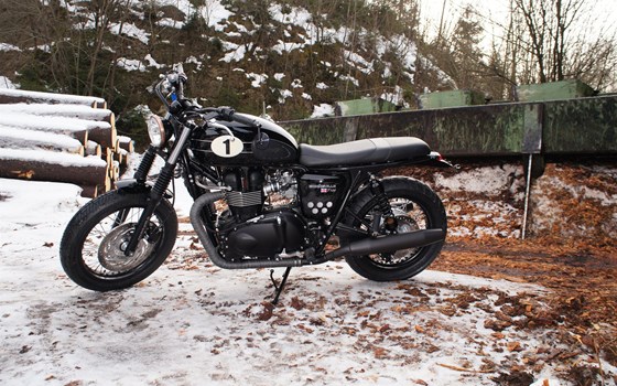 Umgebautes Motorrad Triumph Bonneville T100 von Zweiradparadies Denk GmbH & Co. KG - Bild 7 Umgebautes Motorrad Triumph Bonneville T100 von Zweiradparadies Denk GmbH & Co. KG - Bild 7