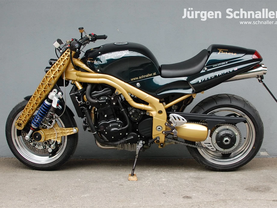 Umbgebautes Motorrad Triumph Speed Triple 955i Bild 2: Umbgebautes Motorrad Triumph Speed Triple 955i