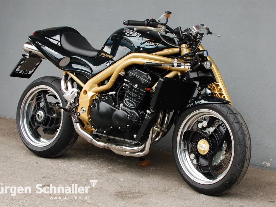 Umbgebautes Motorrad Triumph Speed Triple 955i Bild 3: Umbgebautes Motorrad Triumph Speed Triple 955i