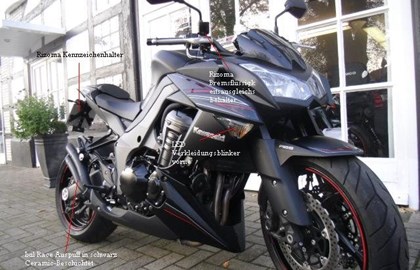 Kawasaki Z1000 Custom Bike Kawasaki Z1000 Custom Bike