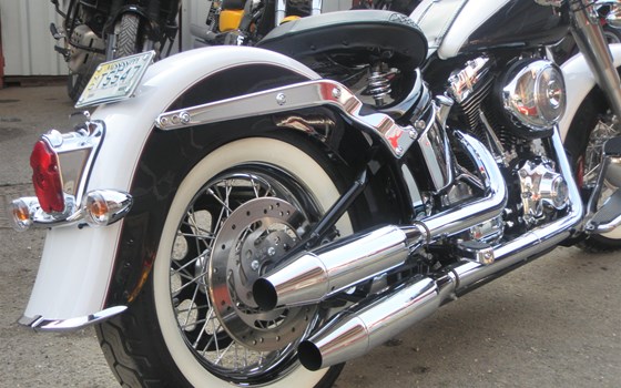 Umgebautes Motorrad Harley-Davidson Softail Custom FXSTC von Berni´s Biker Bude - Bild 4 Umgebautes Motorrad Harley-Davidson Softail Custom FXSTC von Berni´s Biker Bude - Bild 4