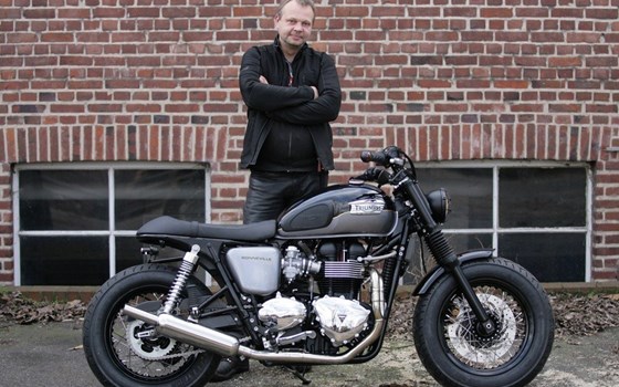 Umgebautes Motorrad Triumph Bonneville T100 von Q-Bike Technik GmbH - Bild 5 Umgebautes Motorrad Triumph Bonneville T100 von Q-Bike Technik GmbH - Bild 5