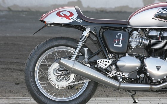 Umgebautes Motorrad Triumph Thruxton von Q-Bike Technik GmbH - Bild 3 Umgebautes Motorrad Triumph Thruxton von Q-Bike Technik GmbH - Bild 3
