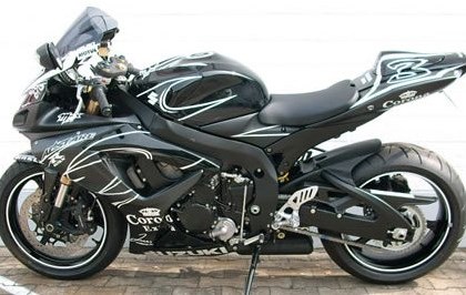 Suzuki GSX-R 600 Custom Bike Suzuki GSX-R 600 Custom Bike
