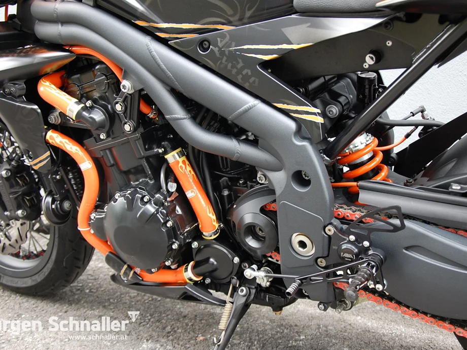 Umbgebautes Motorrad Triumph Speed Triple 1050 Bild 10: Umbgebautes Motorrad Triumph Speed Triple 1050