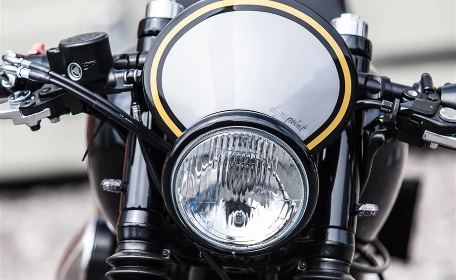 Umbgebautes Motorrad Kawasaki W800 Bild 2: Umbgebautes Motorrad Kawasaki W800