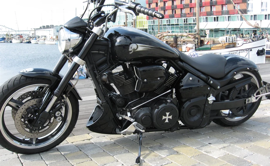 Umbgebautes Motorrad Yamaha XV 1700 Warrior Bild 1: Umbgebautes Motorrad Yamaha XV 1700 Warrior