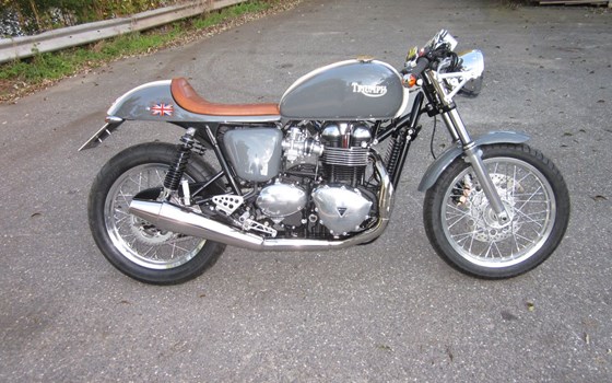 Umgebautes Motorrad Triumph Thruxton von Q-Bike Technik GmbH - Bild 2 Umgebautes Motorrad Triumph Thruxton von Q-Bike Technik GmbH - Bild 2