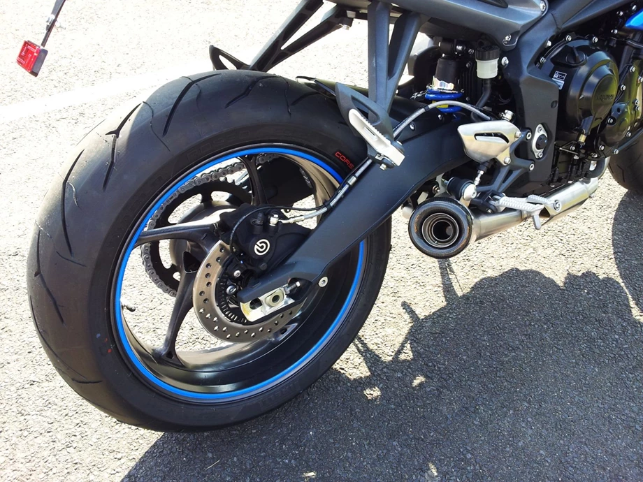 Umbgebautes Motorrad Triumph Street Triple Bild 10: Umbgebautes Motorrad Triumph Street Triple