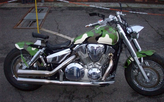 Umgebautes Motorrad Honda VTX 1300 von PW Moto e.K. - Bild 1 Umgebautes Motorrad Honda VTX 1300 von PW Moto e.K. - Bild 1
