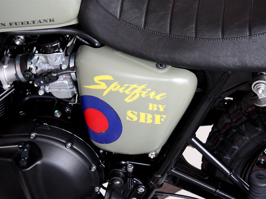 Umbgebautes Motorrad Triumph Scrambler Bild 7: Umbgebautes Motorrad Triumph Scrambler