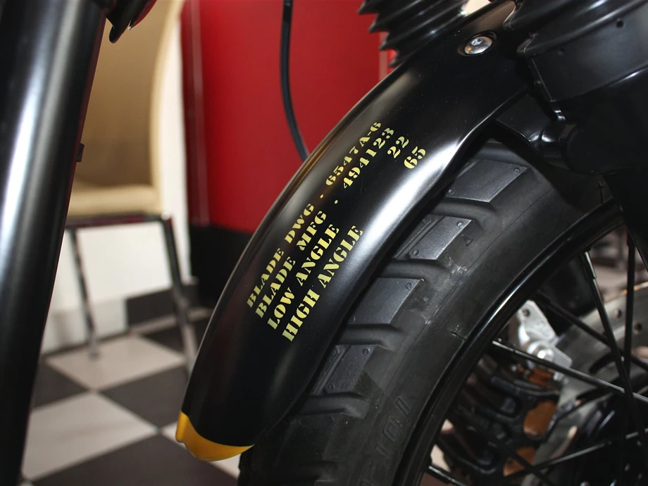 Umbgebautes Motorrad Triumph Scrambler Bild 4: Umbgebautes Motorrad Triumph Scrambler