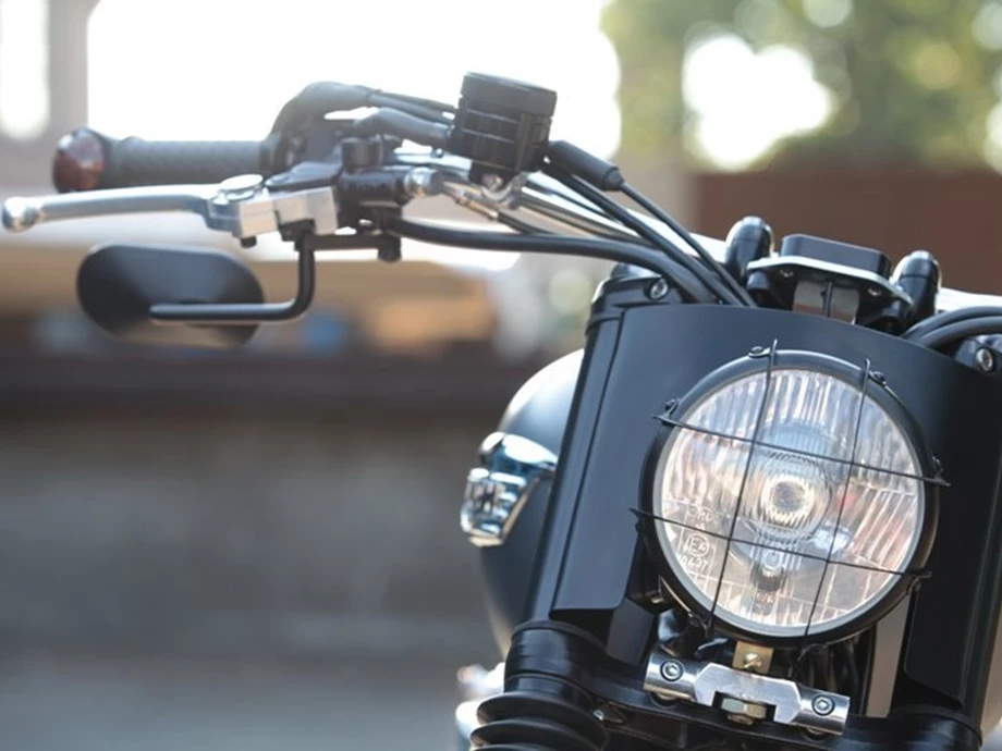 Umbgebautes Motorrad Triumph Scrambler Bild 1: Umbgebautes Motorrad Triumph Scrambler