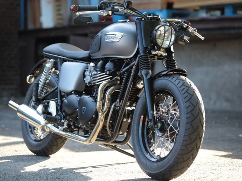 Umbgebautes Motorrad Triumph Scrambler Bild 5: Umbgebautes Motorrad Triumph Scrambler