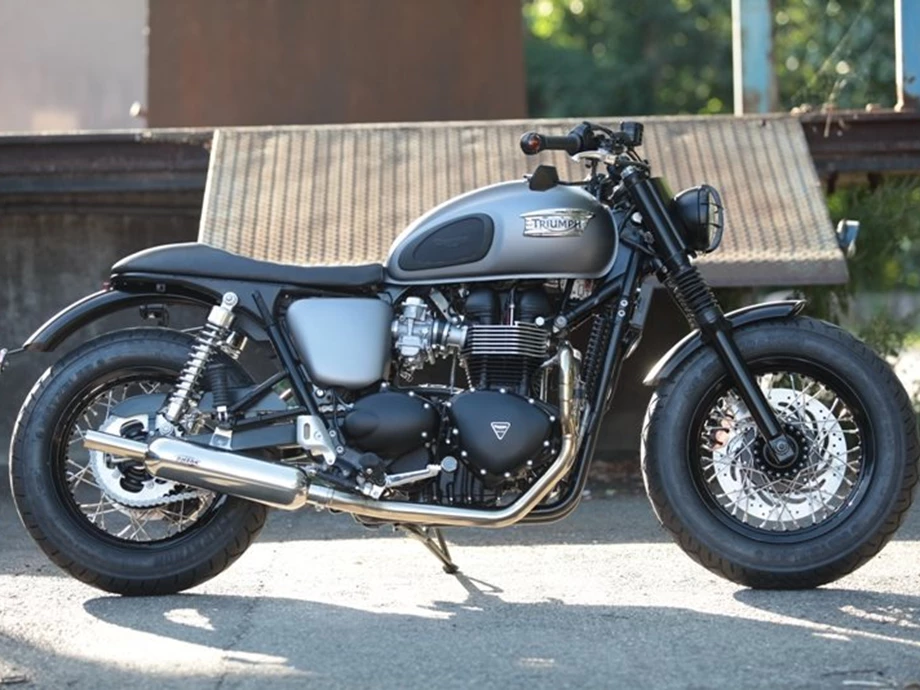 Umbgebautes Motorrad Triumph Scrambler Bild 6: Umbgebautes Motorrad Triumph Scrambler