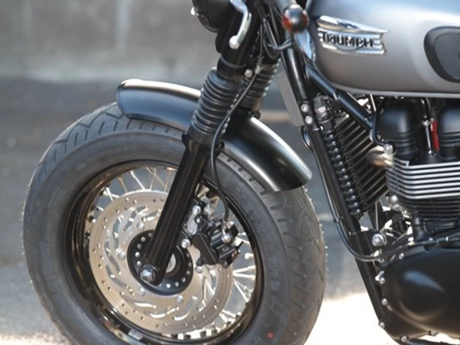 Umbgebautes Motorrad Triumph Scrambler Bild 7: Umbgebautes Motorrad Triumph Scrambler