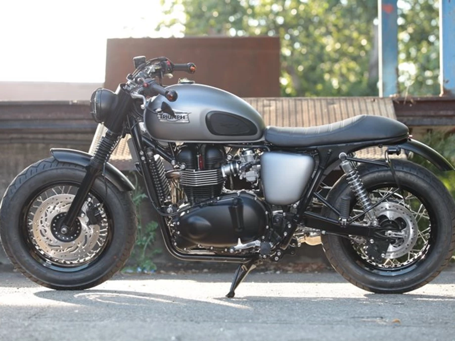 Umbgebautes Motorrad Triumph Scrambler Bild 9: Umbgebautes Motorrad Triumph Scrambler