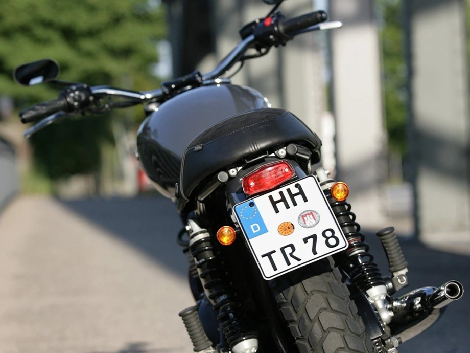 Umbgebautes Motorrad Triumph Bonneville T100 Bild 8: Umbgebautes Motorrad Triumph Bonneville T100