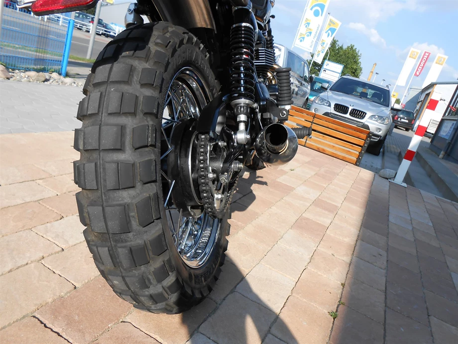 Umbgebautes Motorrad Triumph Scrambler Bild 3: Umbgebautes Motorrad Triumph Scrambler