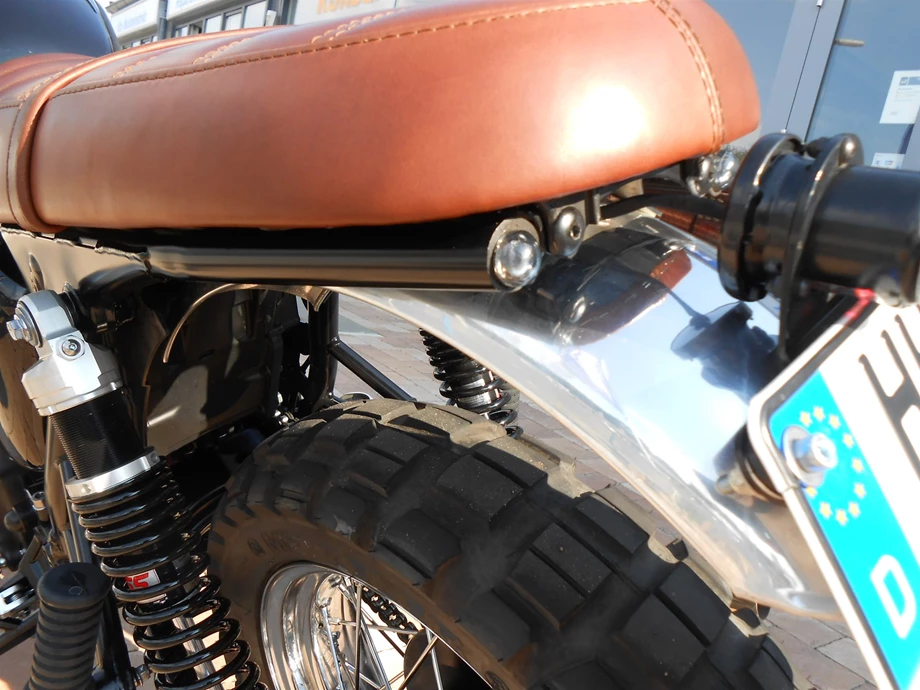 Umbgebautes Motorrad Triumph Scrambler Bild 4: Umbgebautes Motorrad Triumph Scrambler