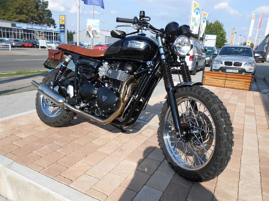 Umbgebautes Motorrad Triumph Scrambler Bild 6: Umbgebautes Motorrad Triumph Scrambler
