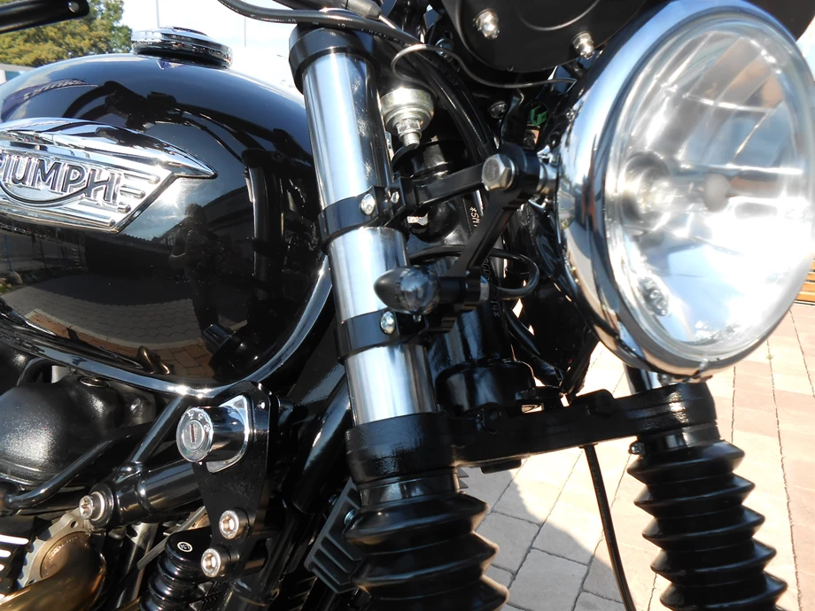 Umbgebautes Motorrad Triumph Scrambler Bild 7: Umbgebautes Motorrad Triumph Scrambler