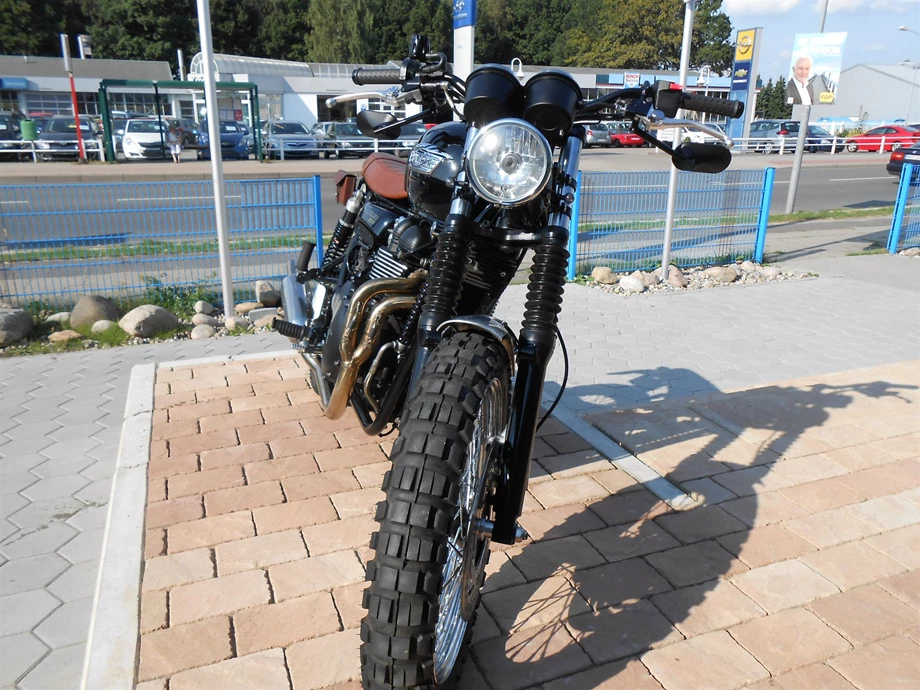 Umbgebautes Motorrad Triumph Scrambler Bild 9: Umbgebautes Motorrad Triumph Scrambler