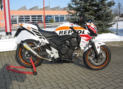 Honda CB500F Stark umgebaut