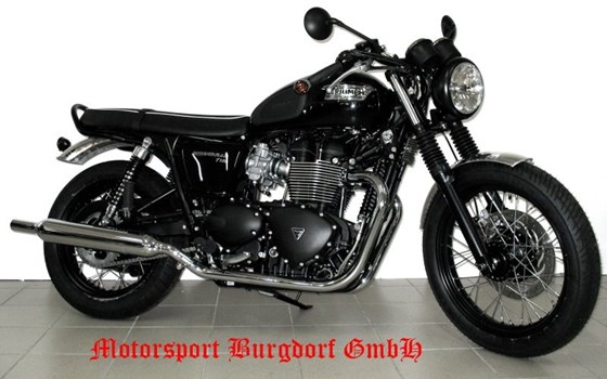 Umgebautes Motorrad Triumph Bonneville T100 Black von Becker-Tiemann Motorrad GmbH & Co. KG - Bild 1 Umgebautes Motorrad Triumph Bonneville T100 Black von Becker-Tiemann Motorrad GmbH & Co. KG - Bild 1
