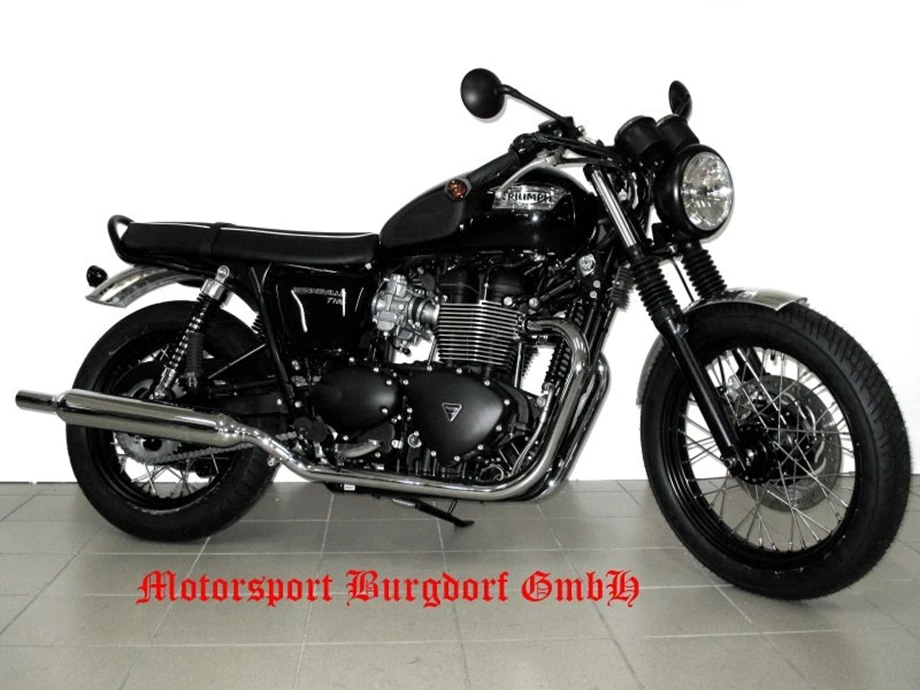 Umbgebautes Motorrad Triumph Bonneville T100 Black Bild 1: Umbgebautes Motorrad Triumph Bonneville T100 Black